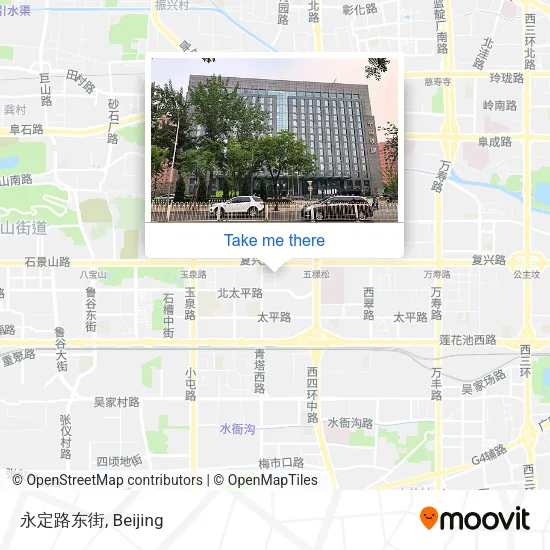 永定路东街 map