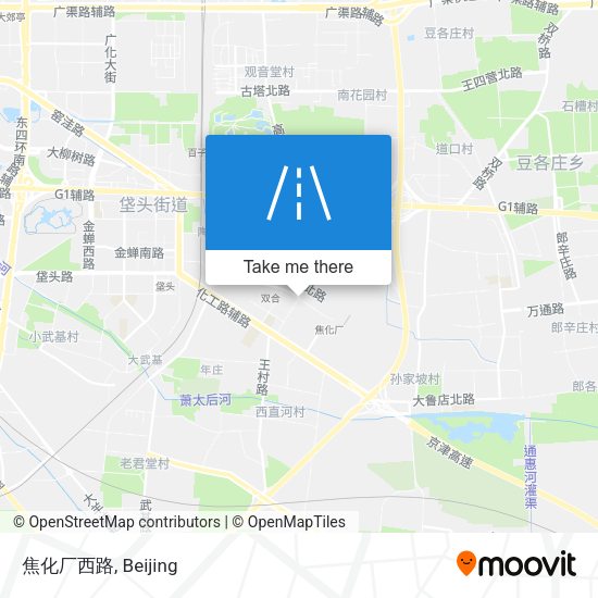 焦化厂西路 map