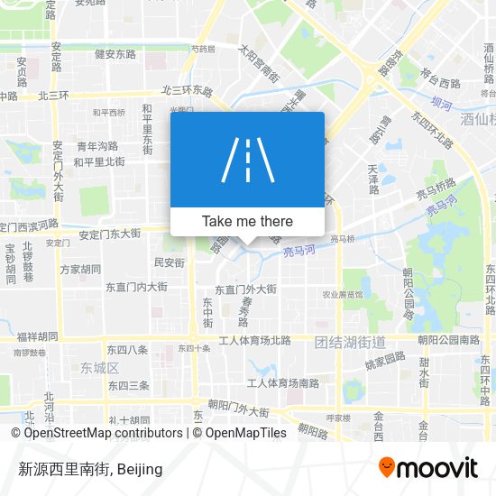 新源西里南街 map