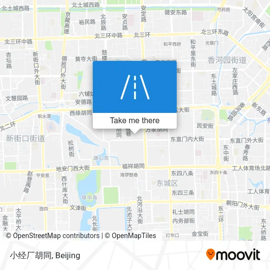 小经厂胡同 map