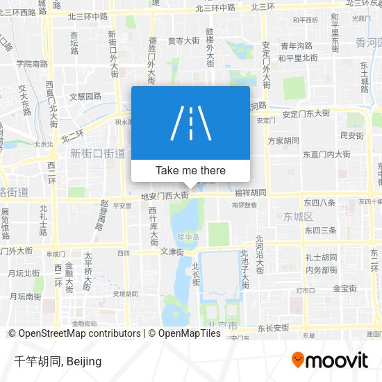 千竿胡同 map
