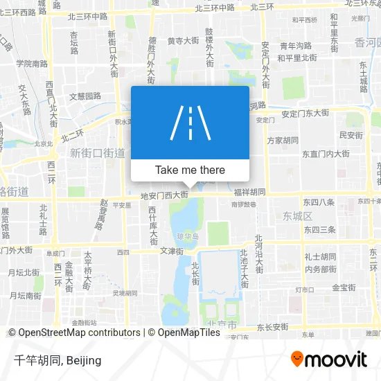 千竿胡同 map