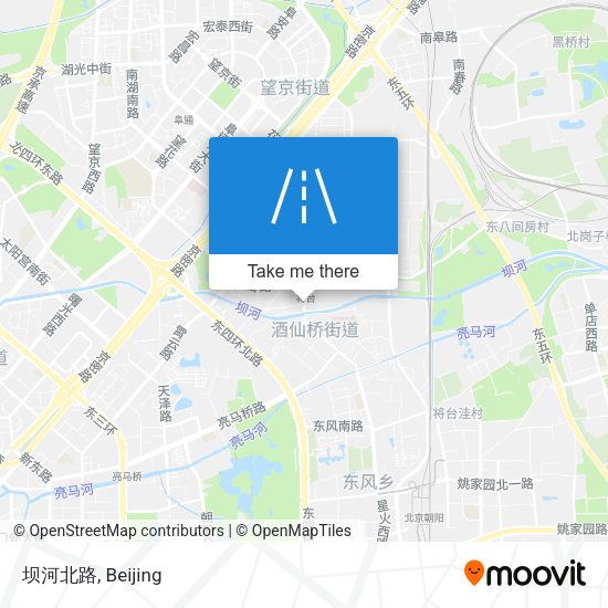 坝河北路 map