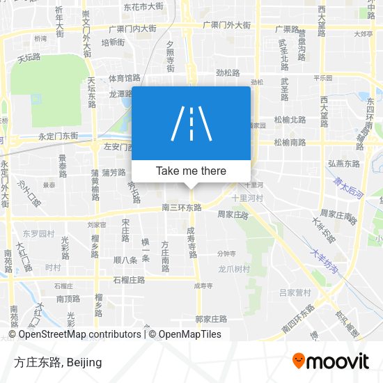 方庄东路 map