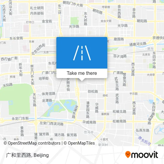 广和里西路 map