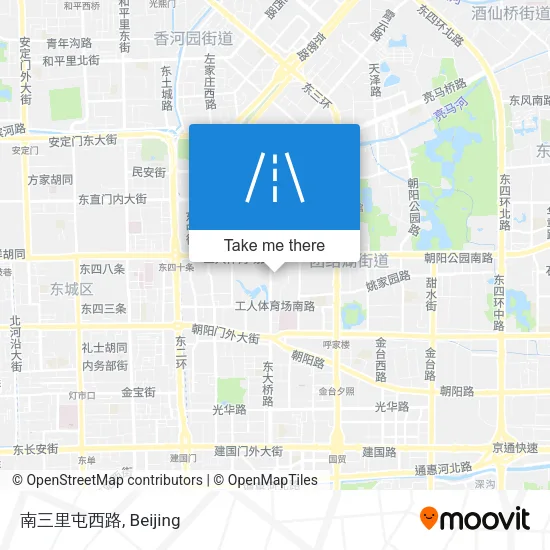 南三里屯西路 map