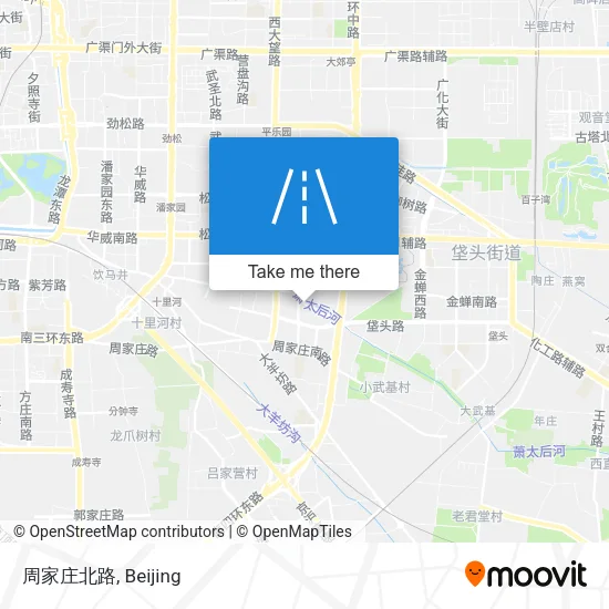 周家庄北路 map