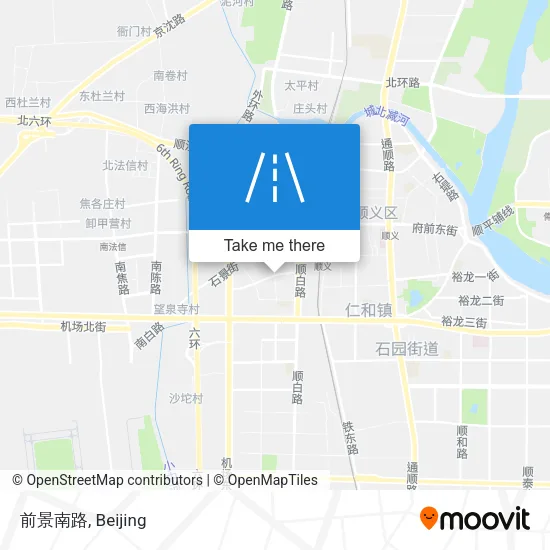 前景南路 map