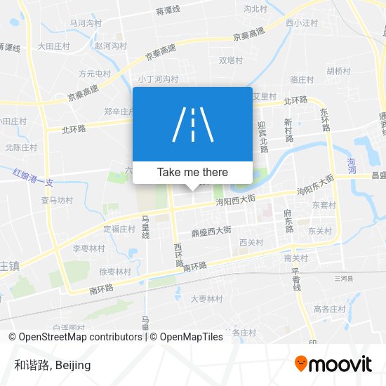 和谐路 map