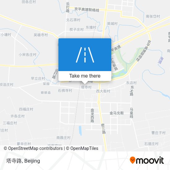 塔寺路 map