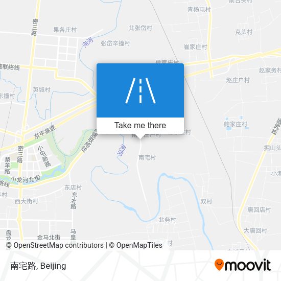 南宅路 map