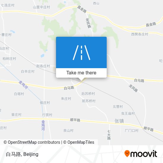 白马路 map