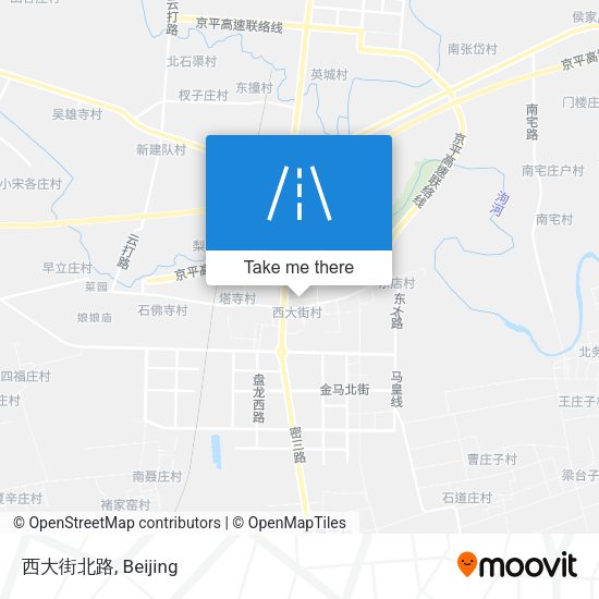 西大街北路 map