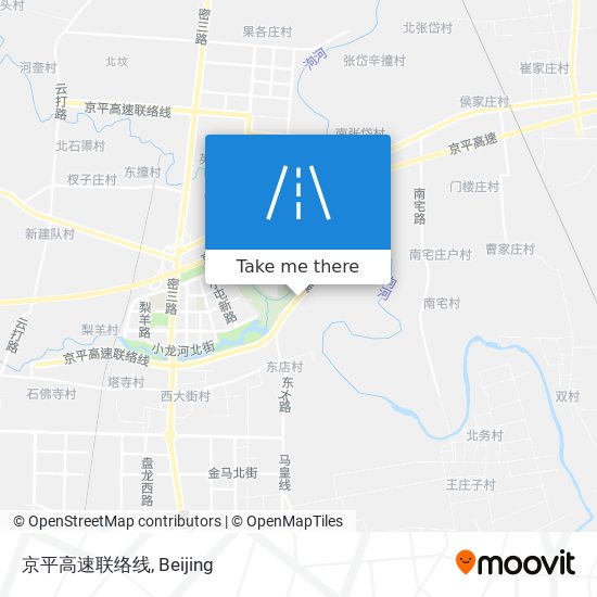 京平高速联络线 map