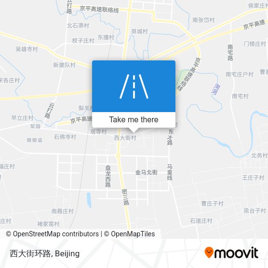 西大街环路 map
