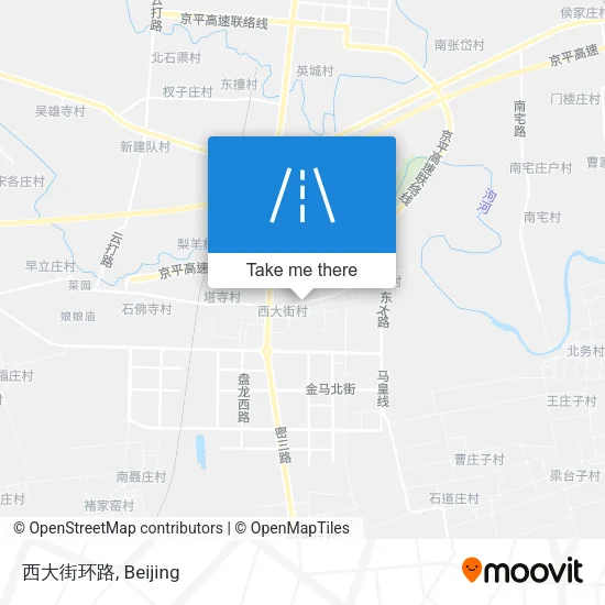 西大街环路 map