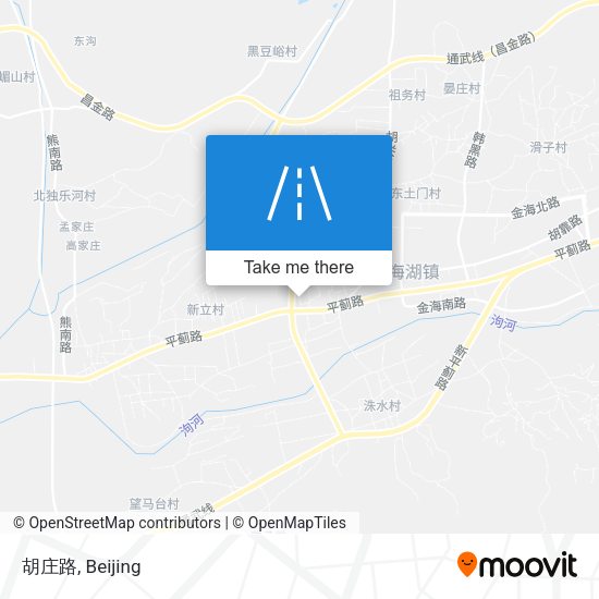 胡庄路 map