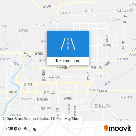 谷丰东路 map