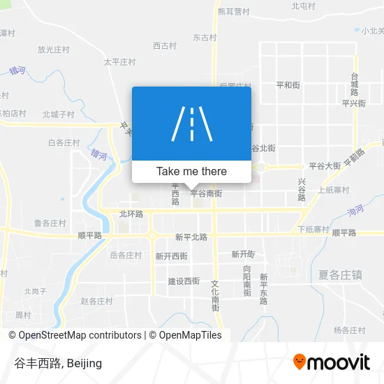 谷丰西路 map