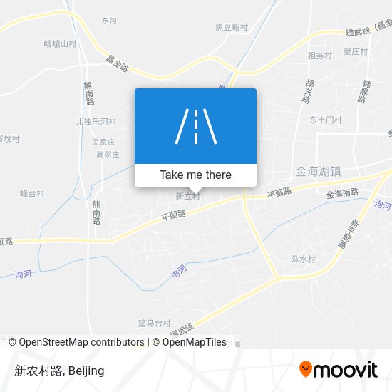 新农村路 map