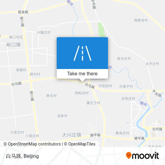 白马路 map