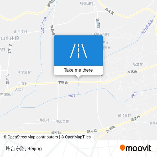 峰台东路 map