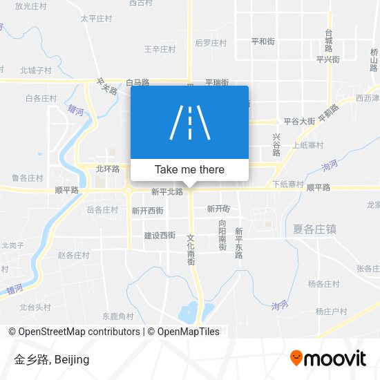 金乡路 map