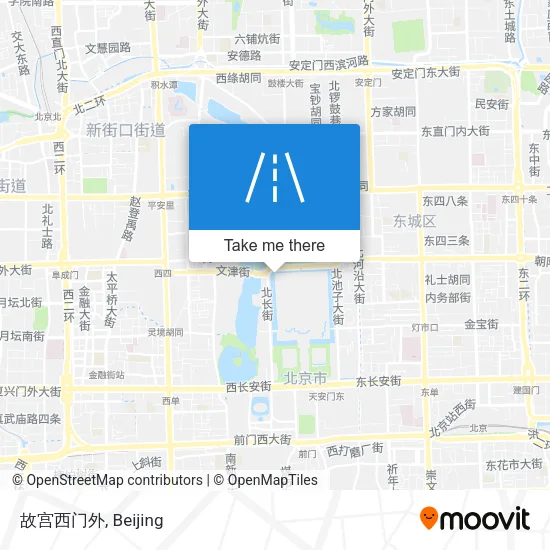 故宫西门外 map
