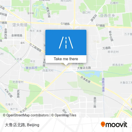大鲁店北路 map