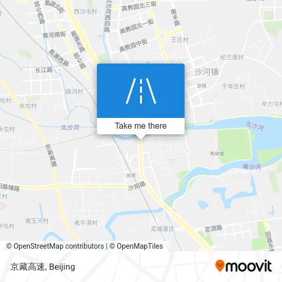 京藏高速 map