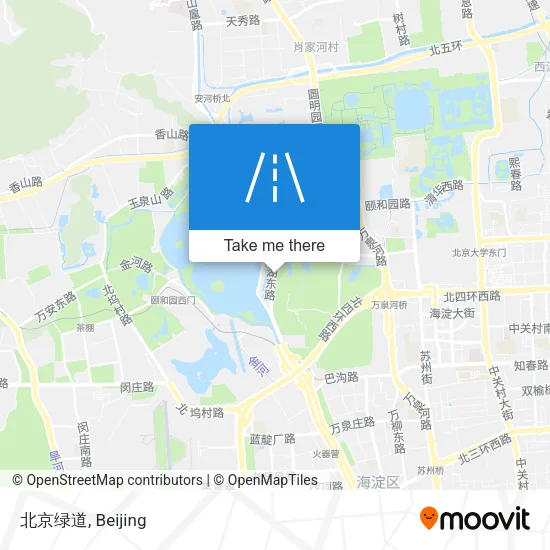 北京绿道 map