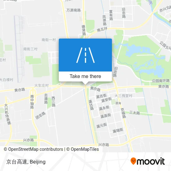 京台高速 map