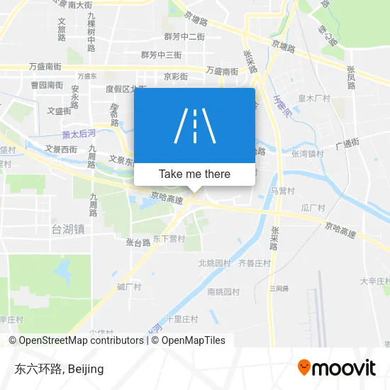 东六环路 map