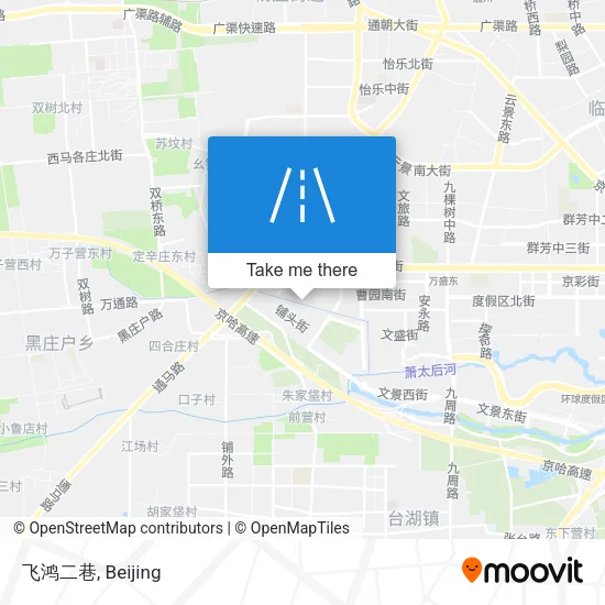 飞鸿二巷 map