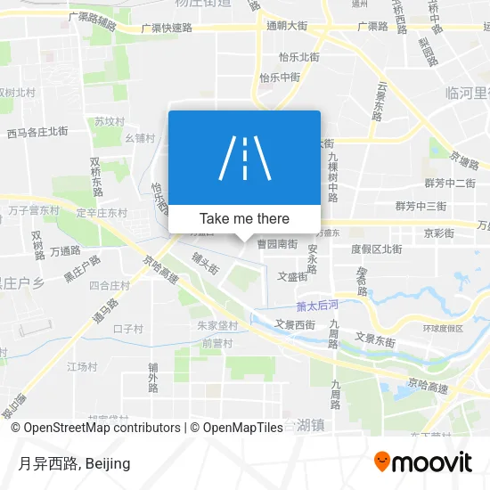 月异西路 map