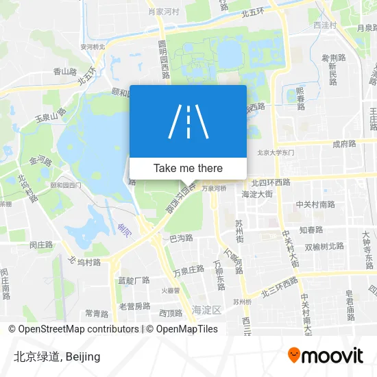 北京绿道 map