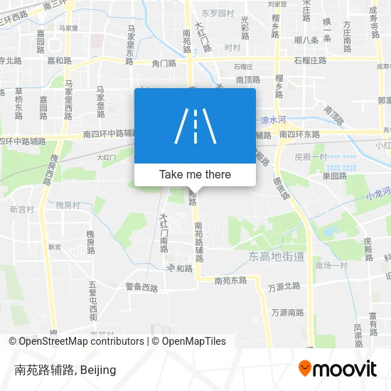 南苑路辅路 map