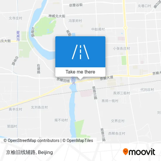 京榆旧线辅路 map