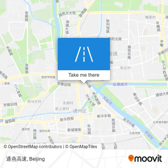 通燕高速 map