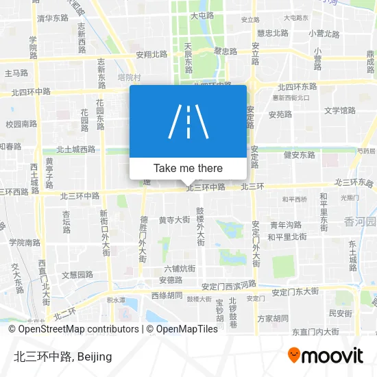 北三环中路 map