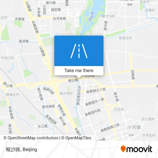 顺沙路 map