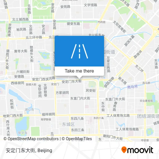 安定门东大街 map