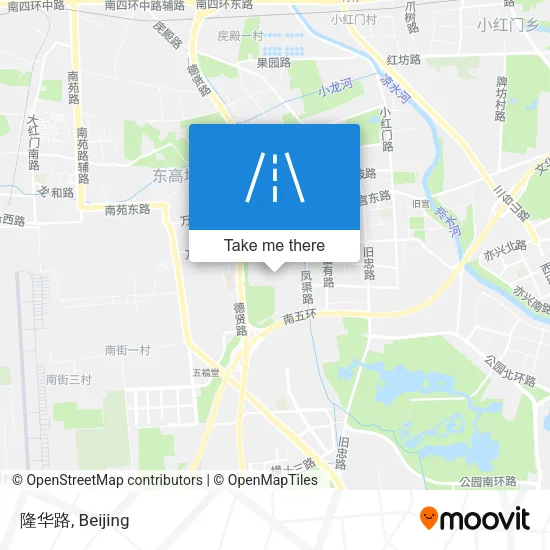 隆华路 map