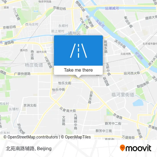 北苑南路辅路 map