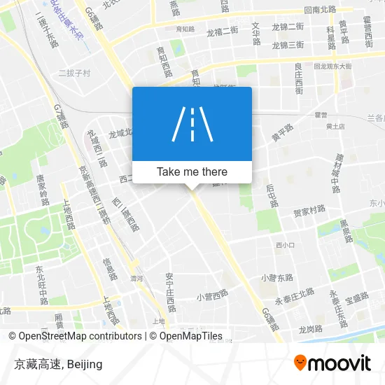 京藏高速 map