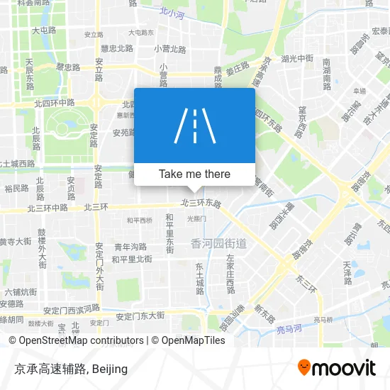 京承高速辅路 map