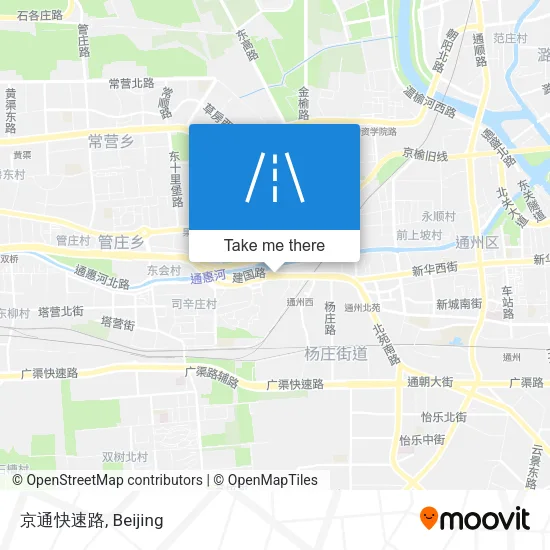 京通快速路 map