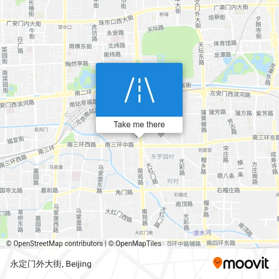 永定门外大街 map
