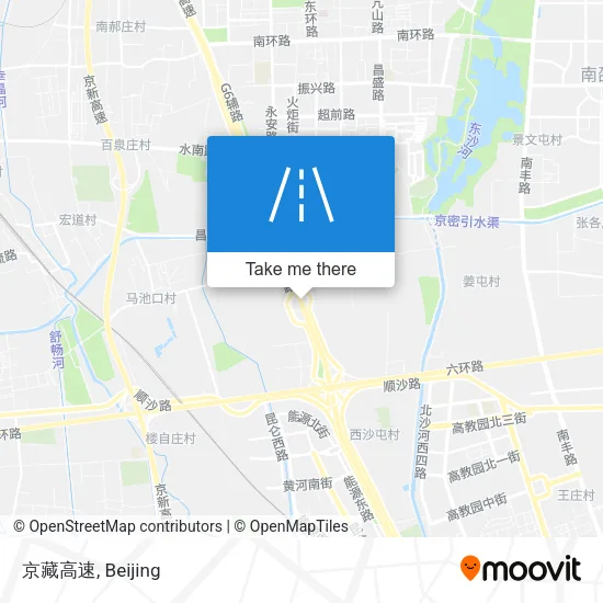 京藏高速 map