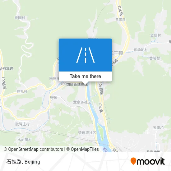 石担路 map